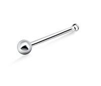 1.8mm Ball Silver Bone Nose Stud NSKD-845